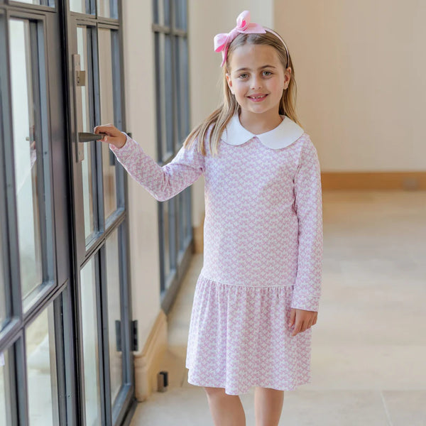 Lillian Dress- Pretty Pink Bows