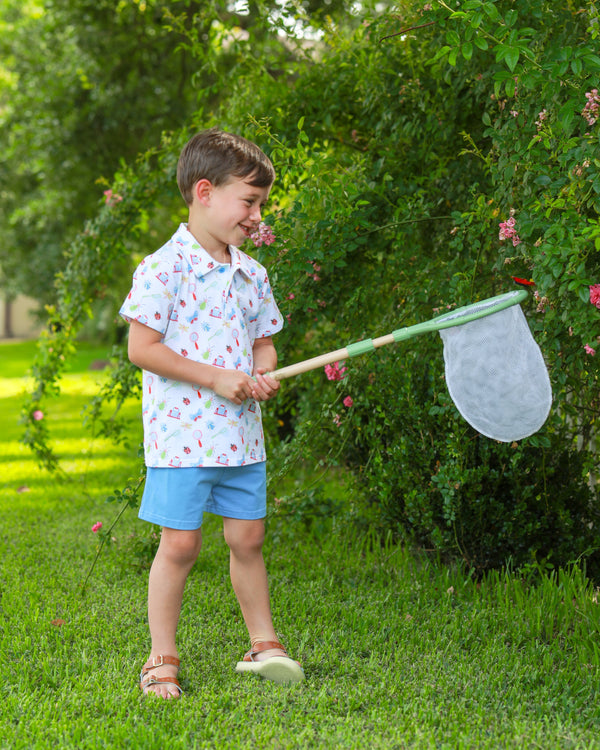 Little Explorers Polo Short Set