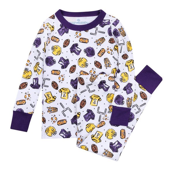 Future Draft Picks Long Pajamas Purple/Gold