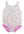 Lottie One Piece Swimsuit- Fuchsia Floral