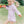 Light Pink/Blue Stripe Girl Bubble