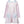 Light Pink/Blue Stripe A-Line Scallop Dress