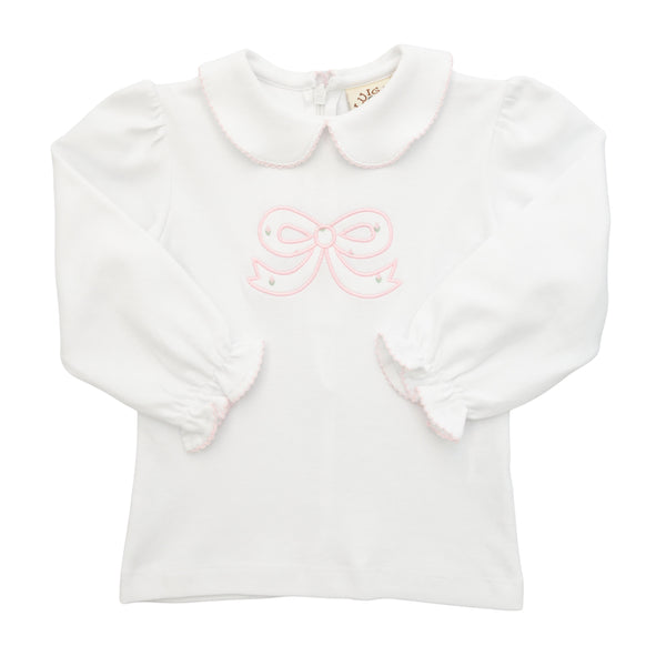 Rosebud Bow Peter Pan Blouse