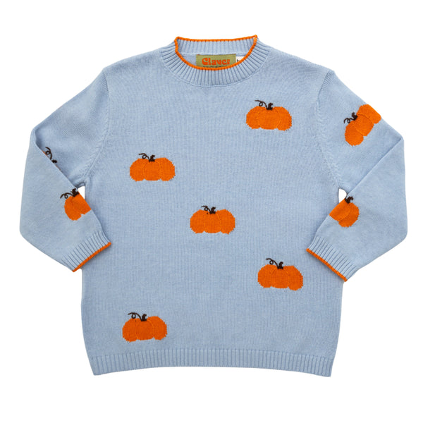 Pumpkin Patch Sweatshirt- Blue