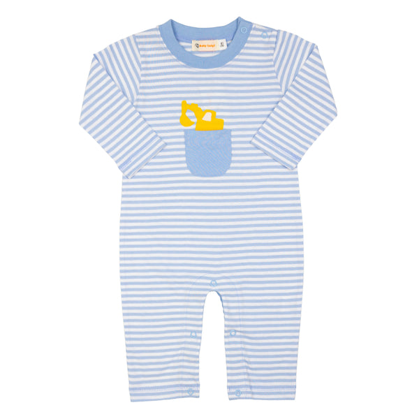 Backhoe Pocket LS Romper