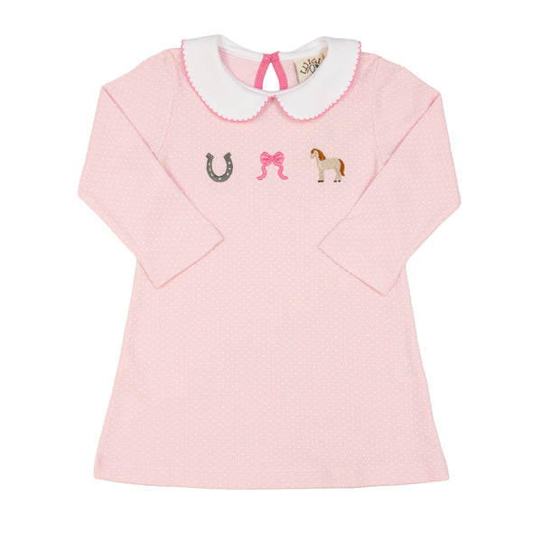 Pretty in Pink and Pony LS Dress