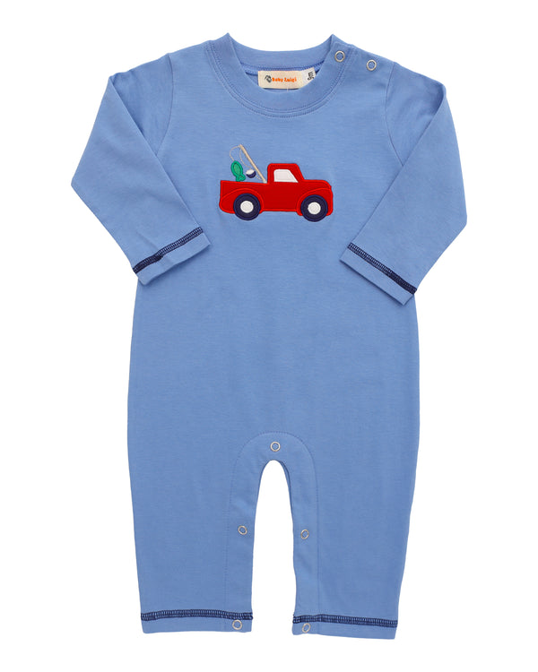 Truck W/ Fishing Pole Romper