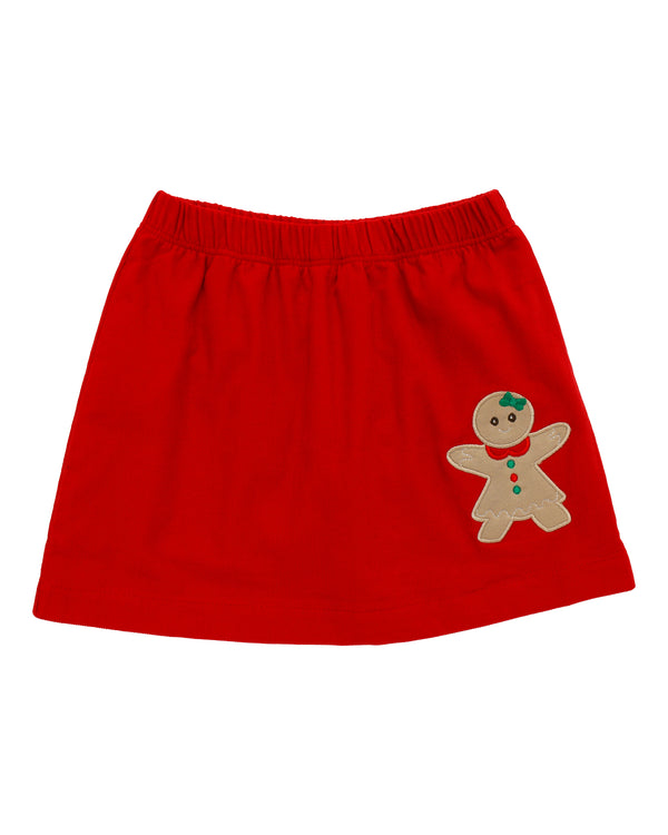 Corduroy Basic Skirt- Gingerbread Girl