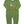 Turkey LS Romper- Peapod Green