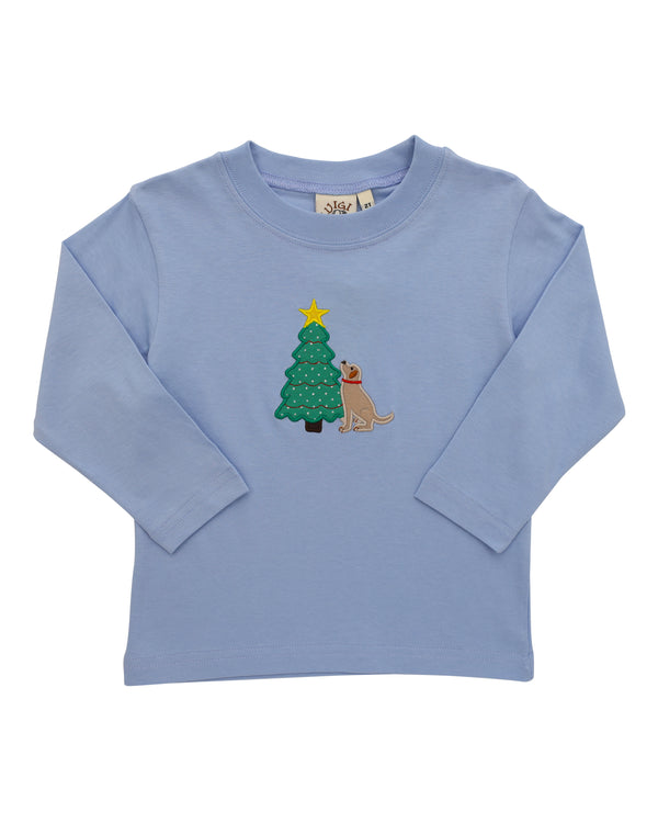 Christmas Tree W/ Lab Shirt