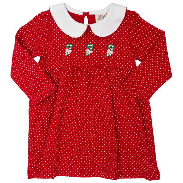 Candy Canes Trio LS Dress