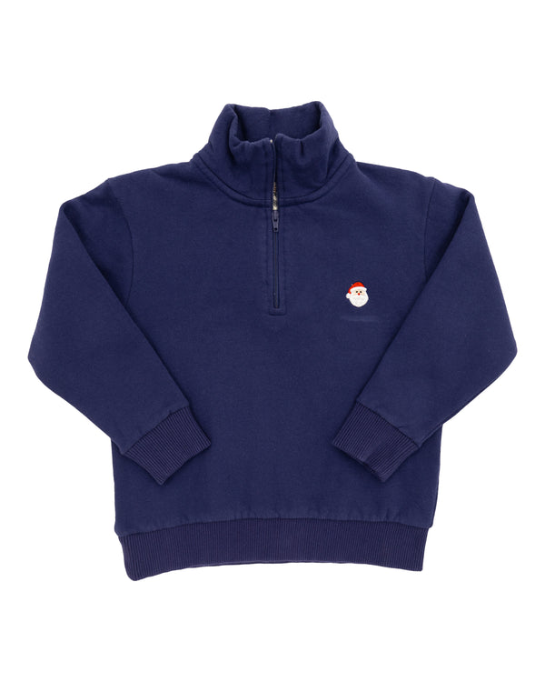 Santa Head 1/4 Zip Sweatshirt
