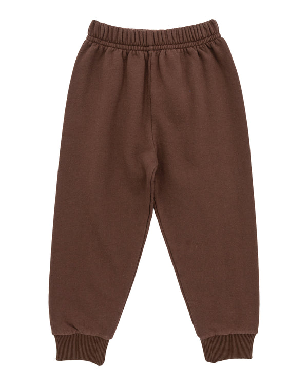 Fleece Sweatpants- Chocolate