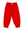 Interlock Ruffle Bloomer Pants- Deep Red