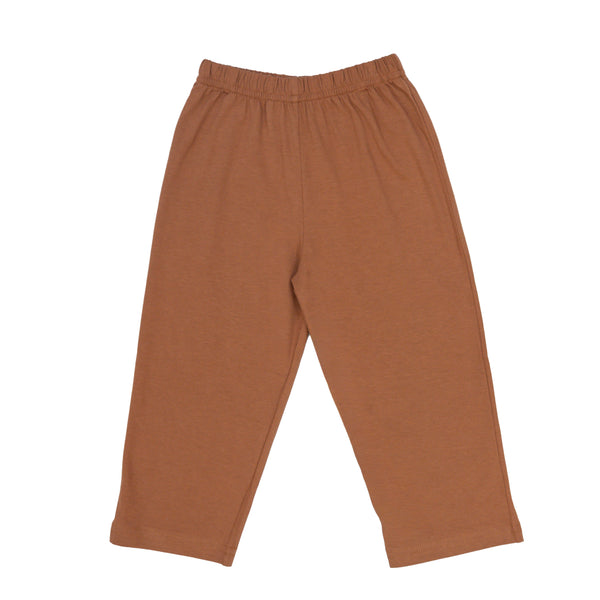 Jersey Solid Pants- Mocha