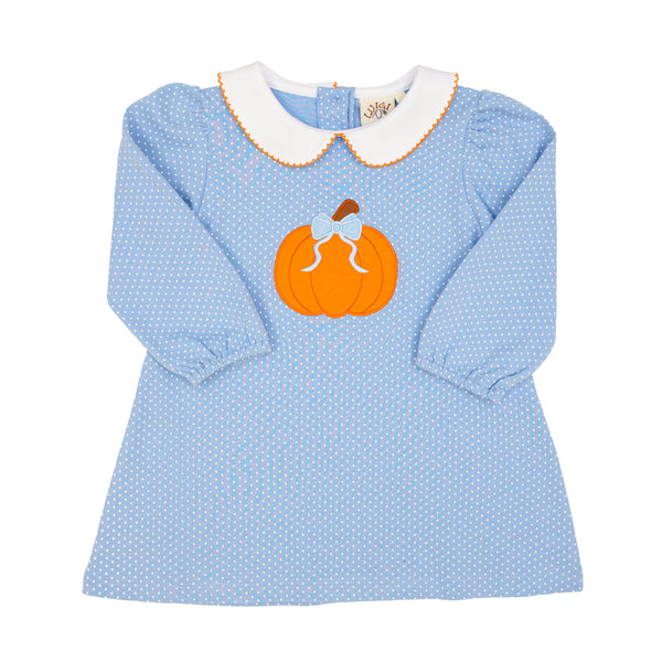 Pumpkin Bow LS Dress