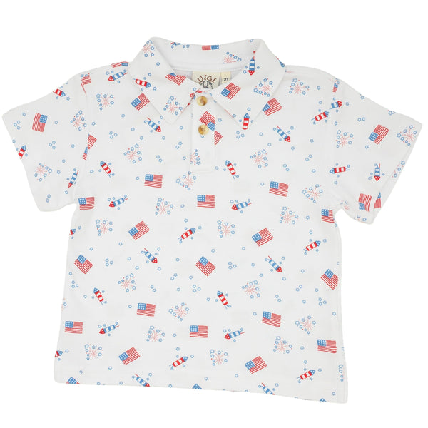 Red, White & Boom Polo