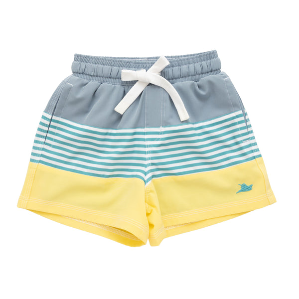 Swim Trunks- Blue Color Block