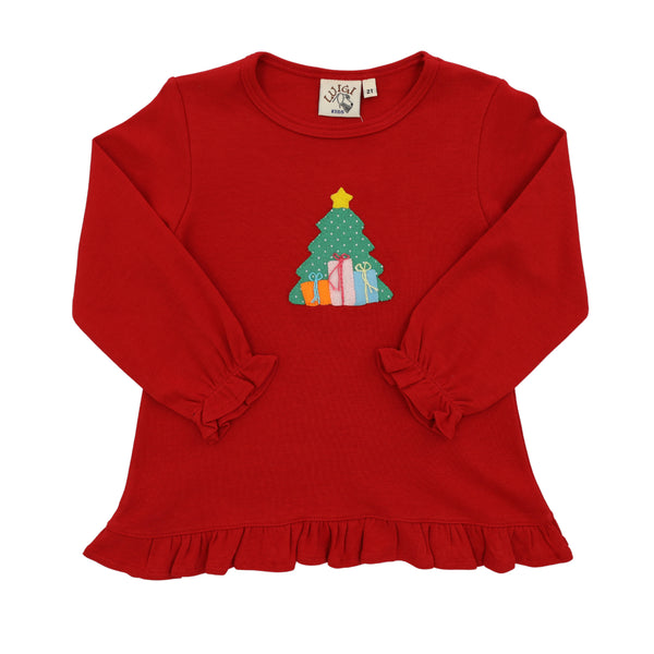 Christmas Tree LS Blouse
