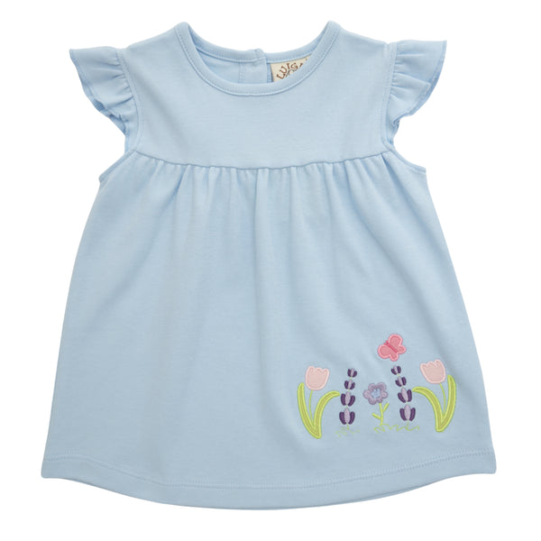 Butterfly Blossom Flutter Sleeve Blouse