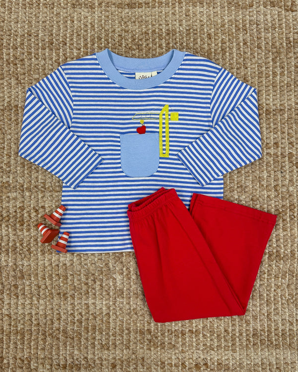 Heart Drop Crane Pocket LS Shirt