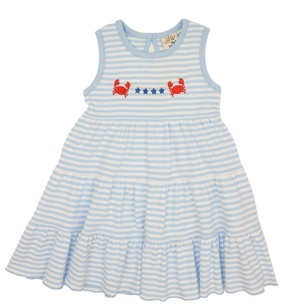 Patriotic Pinch Pals Tiered Dress