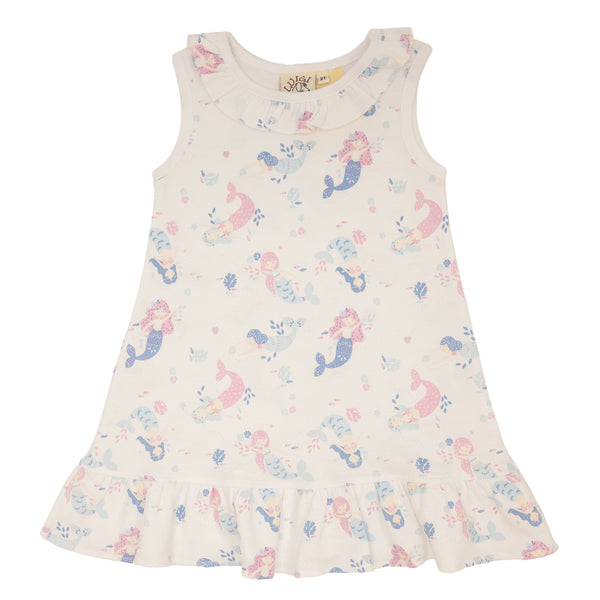 Sea Princesses Print Dress