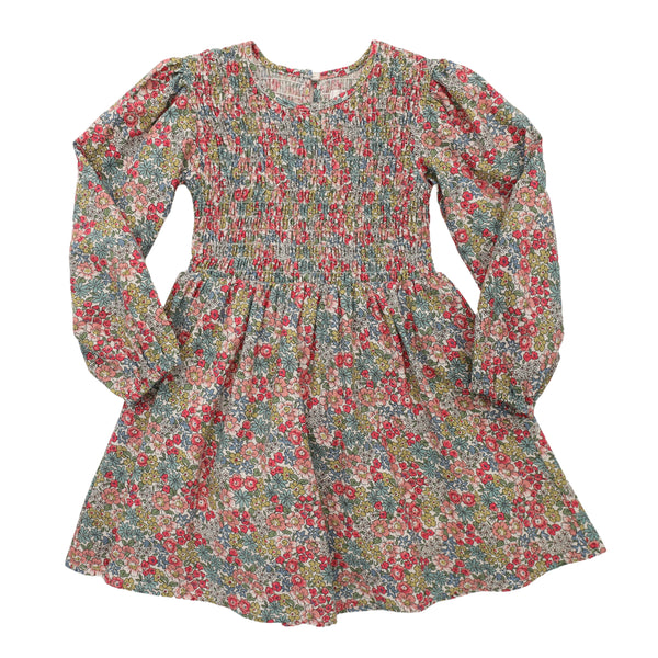 Emily Smocked Dress- Pink