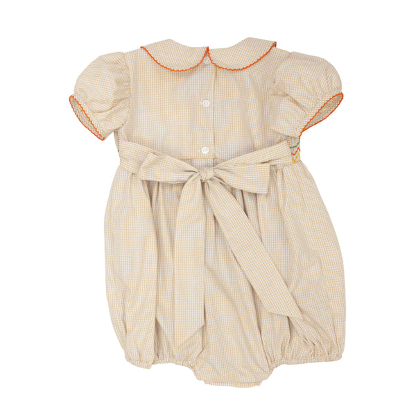 Autumn Leaves Smocked Rosie Bubble