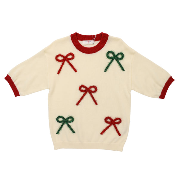 Christmas Bows SS Sweater