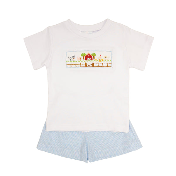 Farm Smocked Tom Short Set