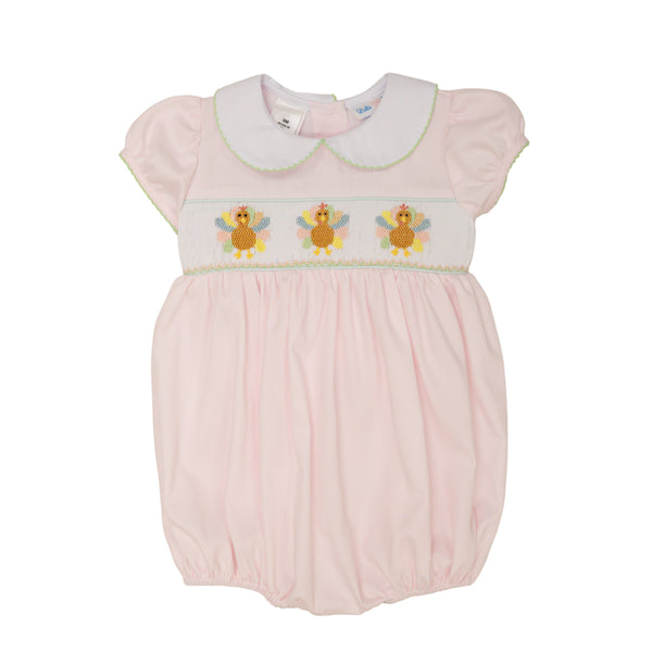 Turkey Smocked Rosie Bubble