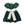 White & Green Velvet Dress W/ Lace
