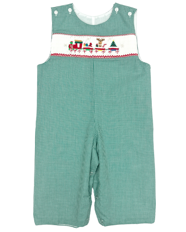 Christmas Train Smocked Longall