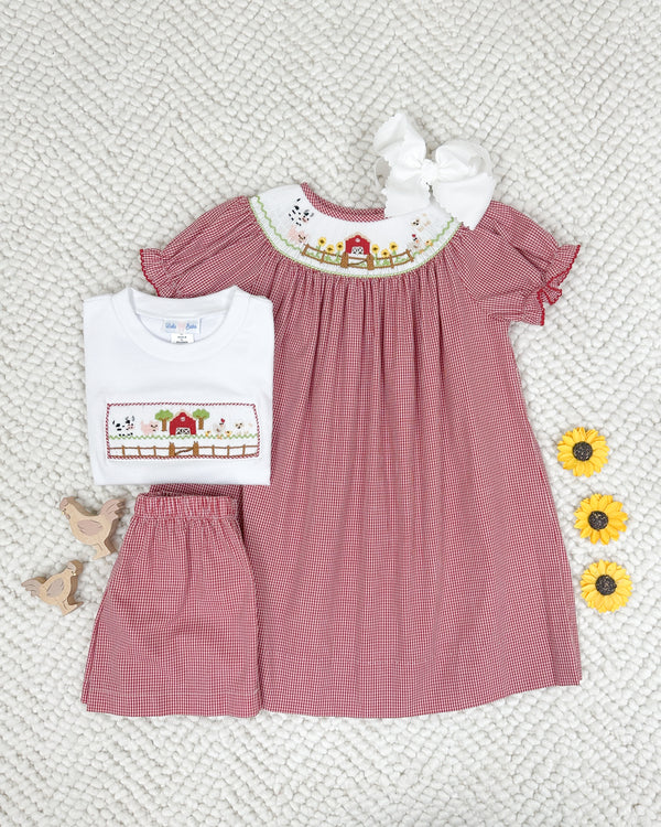 Farm Smocked Dress