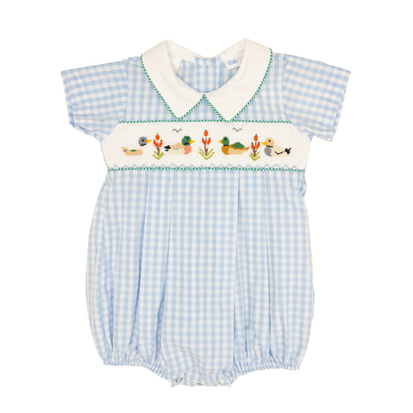 Mallard Ducks Smocked Blake Bubble