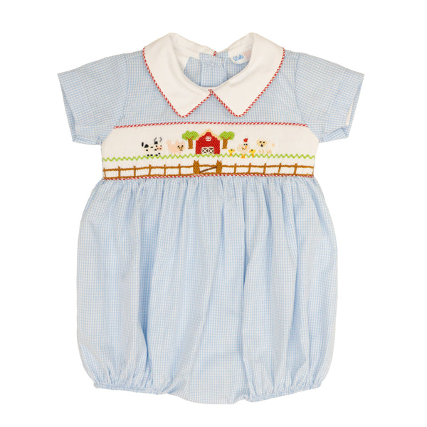 Farm Smocked Noah Bubble