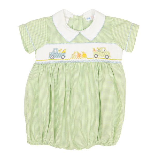 Pumpkin Smocked Noah Bubble