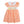 Pumpkin Smocked Rose Dress