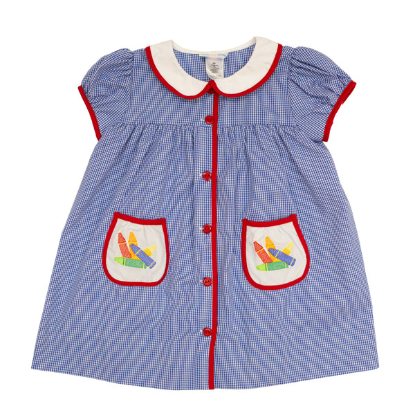 Crayon Pocket Open Front Dress