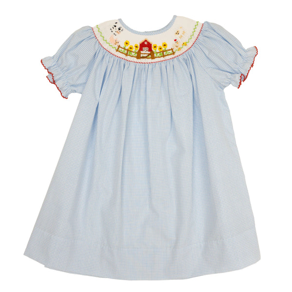 Farm Smocked Bishop Emma Dress