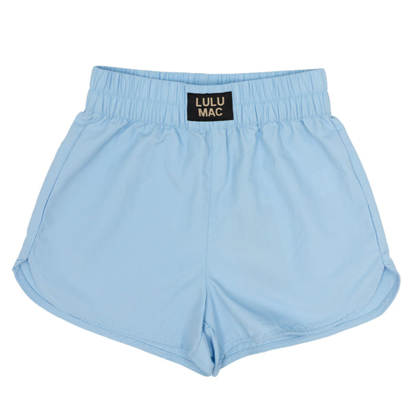Light Blue Solid Short