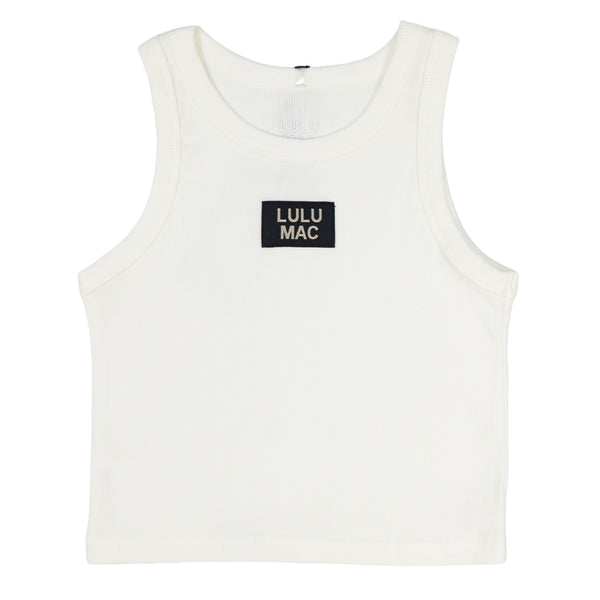 White Solid Tank