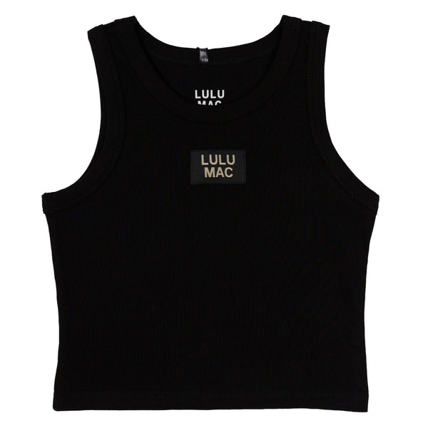 Black Solid Tank