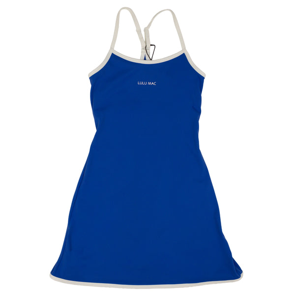 Athletic Dress- Royal/White