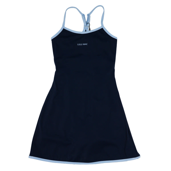 Athletic Dress- Navy/Light Blue