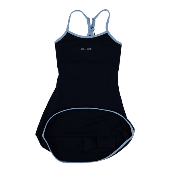 Athletic Dress- Navy/Light Blue