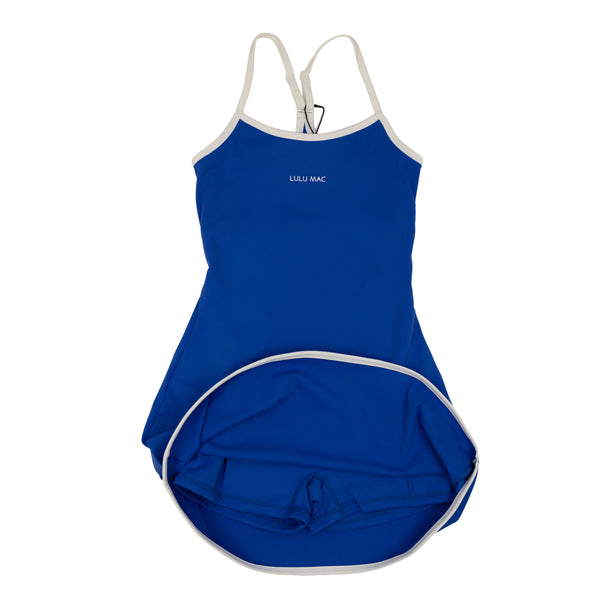 Athletic Dress- Royal/White