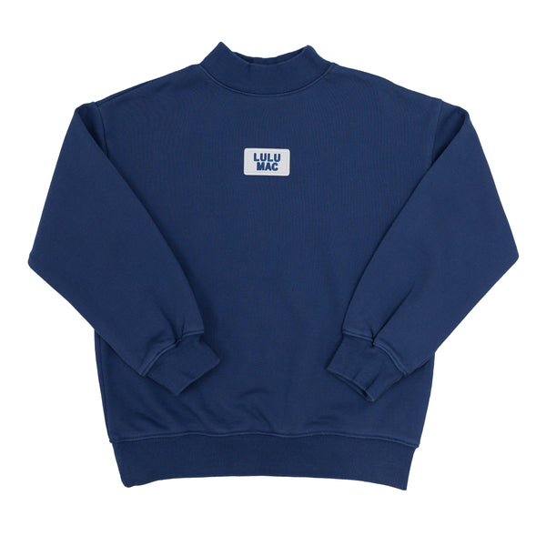 Terry Cloth Top- Navy