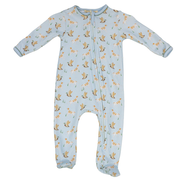 Duck and Hound Zip Footie
